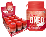 Ülker Oneo Jar Strawberry Flavour Dragee Gum (60g x 12) x 8